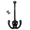 Gliderite Hardware 4-1/2 in. Oil Rubbed Bronze Large Coat Tri Hook, 5PK 7011-ORB-5 - alternate 2